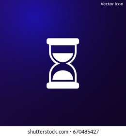 Hourglass vector icon