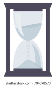 hourglass, vector icon