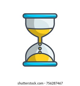 Hourglass vector icon