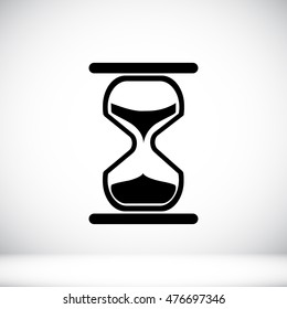 hourglass vector icon, vector best flat icon, EPS