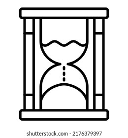 Hourglass vector icon. Can be used for printing, mobile and web applications.