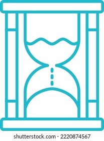 Hourglass vector icon. Can be used for printing, mobile and web applications.