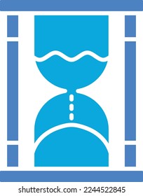 Hourglass vector icon. Can be used for printing, mobile and web applications.
