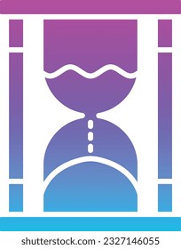 Hourglass vector icon. Can be used for printing, mobile and web applications.
