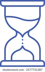 Hourglass vector icon. Can be used for printing, mobile and web applications.