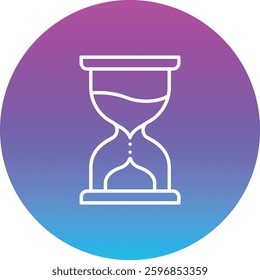 Hourglass vector icon. Can be used for printing, mobile and web applications.