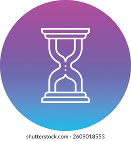 Hourglass vector icon. Can be used for printing, mobile and web applications.