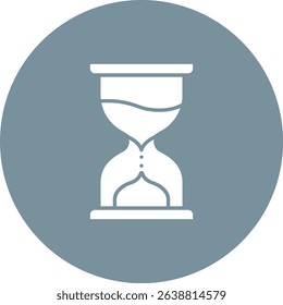 Hourglass vector icon. Can be used for printing, mobile and web applications.