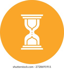 Ícone de vetor de ampulheta. Pode ser usado para impressão, aplicativos móveis e da Web.