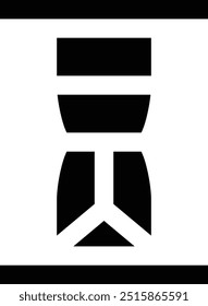 Hourglass Vector Icon Design Illustration