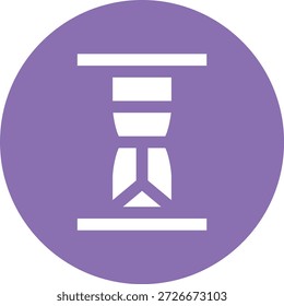 Ilustración de diseño de icono de Vector de reloj de arena