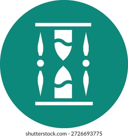 Ilustração de design de ícone de vetor de ampulheta