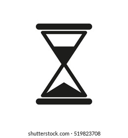 hourglass, vector icon, eps10