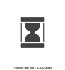 Hourglass vector icon. filled flat sign for mobile concept and web design. Sand glass simple solid icon. Time symbol, logo illustration. Pixel perfect vector graphics