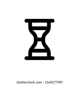 Hourglass vector icon isolated on white background. Time symbol. Vector EPS 10
