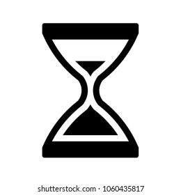 hourglass  vector icon sign