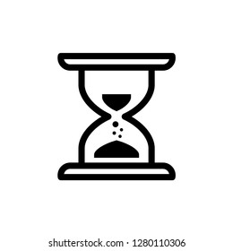 Hourglass Vector Icon Timer Icon Stock Vector (Royalty Free) 1280110306 ...