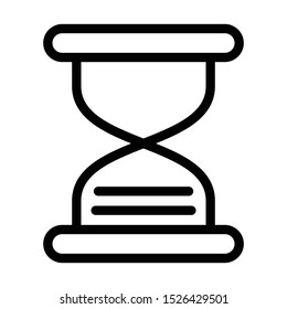 Hourglass vector for icon, web design and other