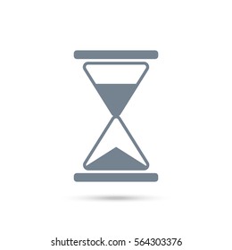 Hourglass vector icon.Time icon vector.