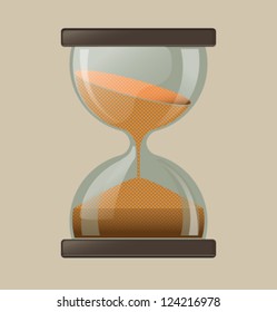 Hourglass Vector illustration