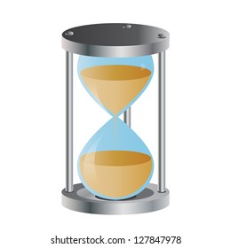Hourglass vector illustration