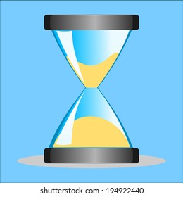 Hourglass vector illustration