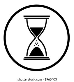 Hourglass. Vector illustration
