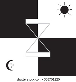 hourglass Vector Illustration