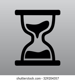 hourglass vector illustration