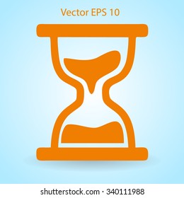 hourglass vector illustration