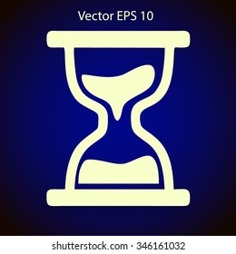 hourglass vector illustration