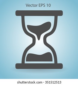 hourglass vector illustration