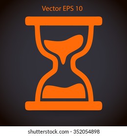hourglass vector illustration