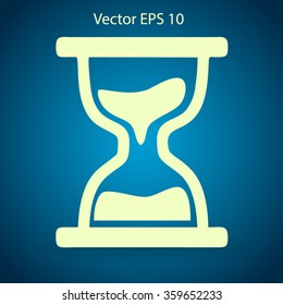 hourglass vector illustration