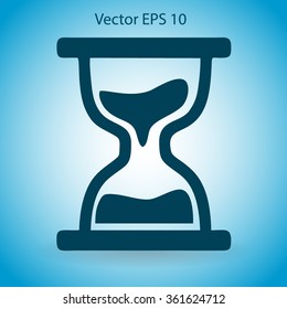 hourglass vector illustration