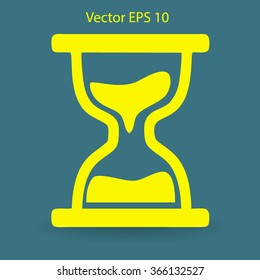 hourglass vector illustration