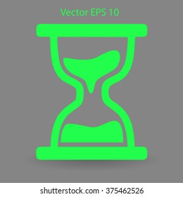 hourglass vector illustration