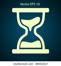 hourglass vector illustration