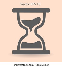 hourglass vector illustration