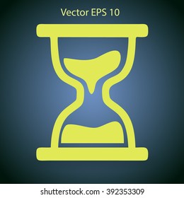 hourglass vector illustration