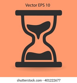 hourglass vector illustration