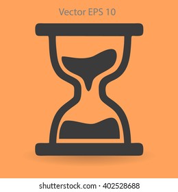hourglass vector illustration