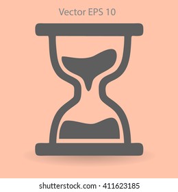 hourglass vector illustration