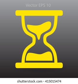 hourglass vector illustration