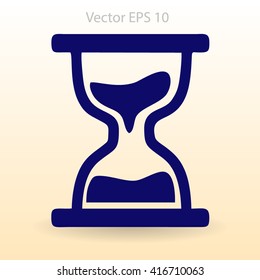 hourglass vector illustration