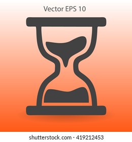 hourglass vector illustration