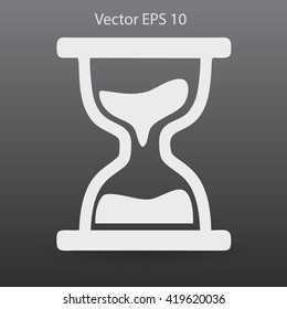 hourglass vector illustration