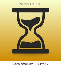 hourglass vector illustration