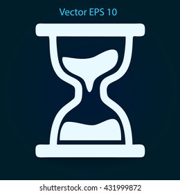 hourglass vector illustration