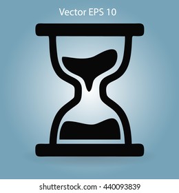 hourglass vector illustration